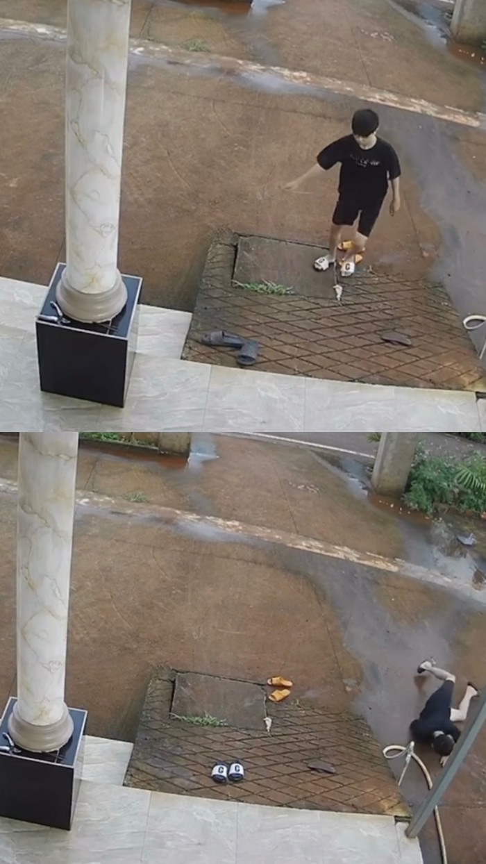 Đoạn clip hài hước lan truyền trên mạng xã hội khiến nhiều người không khỏi bật cười. 