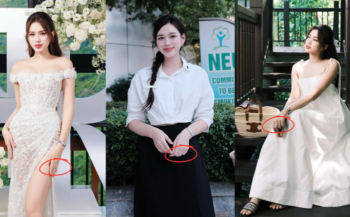 Đỗ Thị Hà liên tục đeo nhẫn ở vị trí giữa, bị nghi đã được bạn trai cầu hôn.