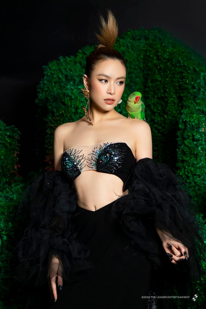 Trong những năm gần đây, Hoàng Thùy Linh có sự thay đổi mạnh mẽ về mặt nhan sắc lẫn phong cách trình diễn. Sau loạt hit thành công như 'Để Mị nói cho mà nghe', 'Kẻ cắp gặp bà già',... người đẹp sinh năm 1988 chuyển hướng ăn mặc Y2K hoặc trang phục truyền thống Việt được phối kiểu cách tân. Cô cũng giảm cân đáng kể so với quá khứ để ăn mặc kiệm vải dễ dàng hơn. 