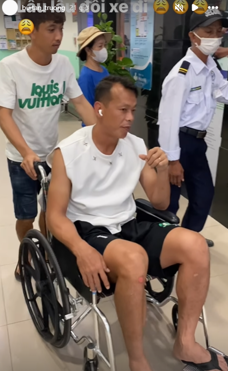 Bùi Tấn Trường đã hồi phục sức khỏe sau chấn thương không may. Ảnh chụp màn hình