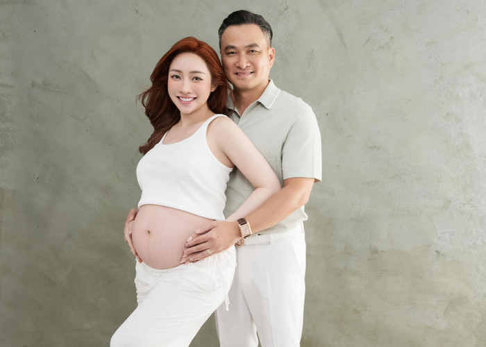 Bà xã Chi Bảo hồi hộp trước ngày lâm bồn.