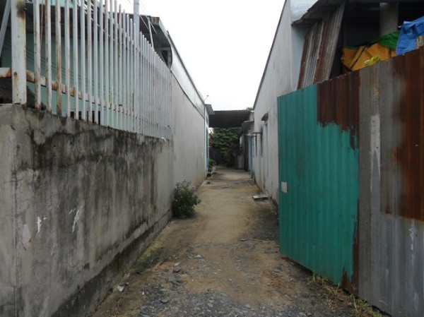 Dãy nhà trọ của vợ chồng anh T