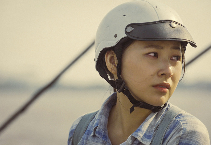 Diễn xuất của Bảo Ngọc vai con gái Quyền Linh có nhiều tiềm năng.