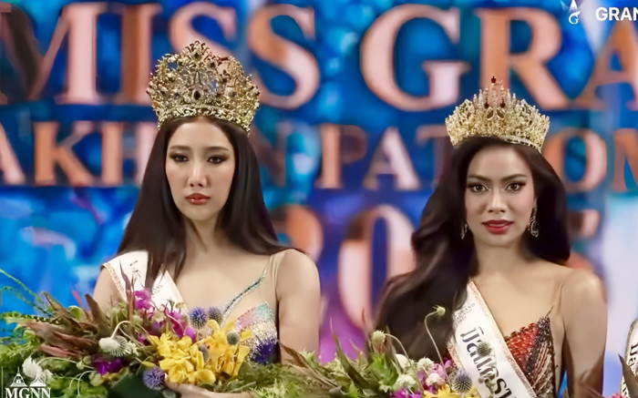 Tranh cãi việc hai tân hoa hậu Thái Lan bị ghẻ lạnh trong đêm đăng quang Ảnh 2