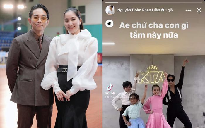 Chồng Khánh Thi được nhận xét vẫn trẻ trung, giống hệt anh lớn của các con. Ảnh: FBNV