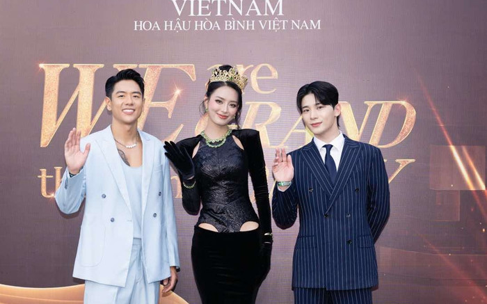 Hai nam thần Đảo Thiên Đường đến Miss Grand Vietnam vì Á hậu Bùi Khánh Linh Ảnh 2