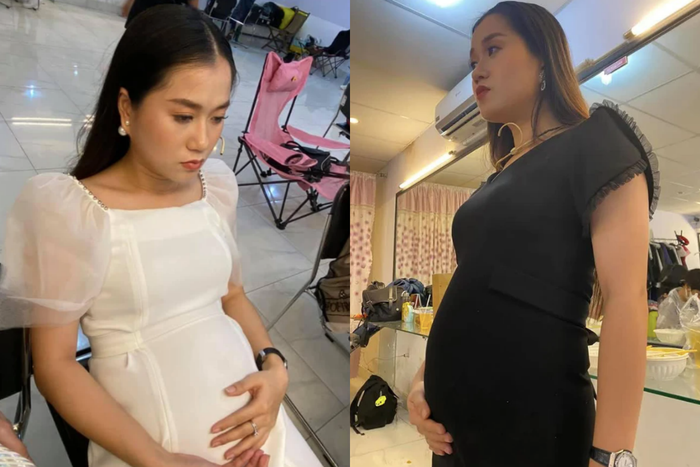 Lâm Vỹ Dạ từng nhiều lần để lộ vòng 2 lùm lùm thấy rõ. 