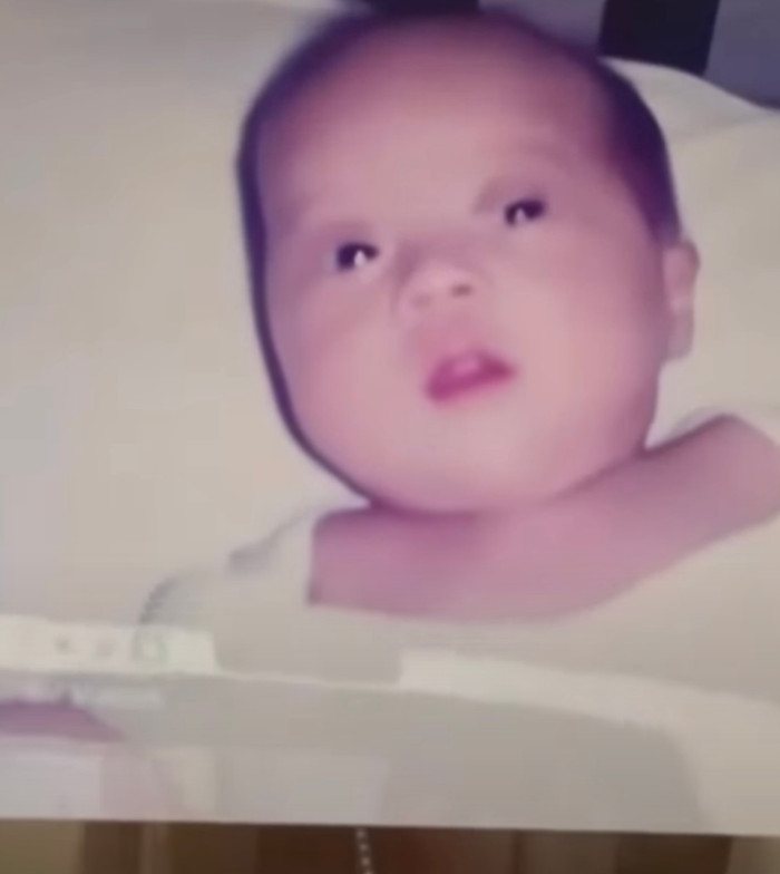 Hình ảnh của Vy khi được vài tháng tuổi.