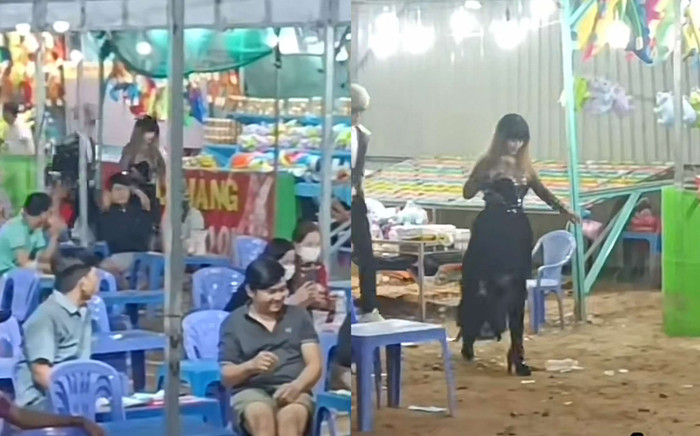 Nữ ca sĩ nổi tiếng một thời đi hát hội chợ, khán giả thờ ơ không nhìn Ảnh 2