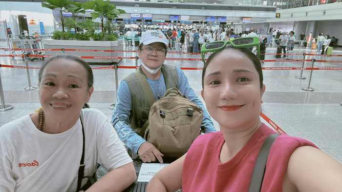 Giờ đây, Cát Tường dành nhiều thời gian cho đấng sinh thành. 