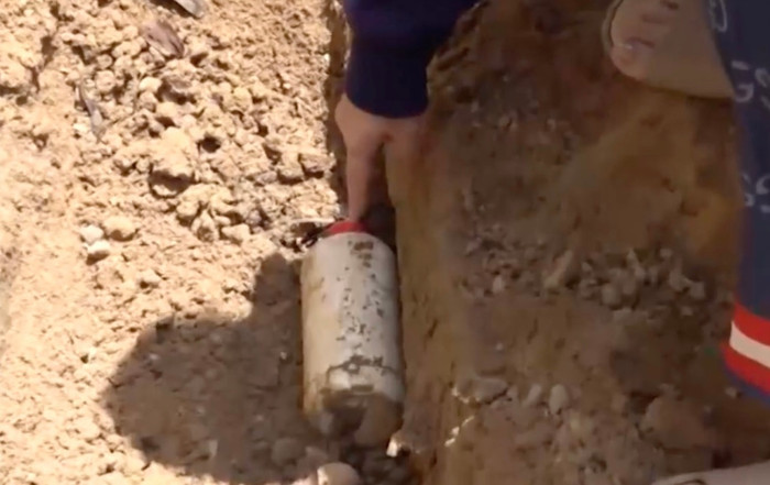 Nơi Bích giấu chất độc xyanua tại nghĩa trang giáo xứ Bắc Minh.