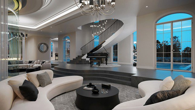 Bên trong căn biệt thự tiền tỷ của hai mẹ con nghệ sĩ Vân Dung. 