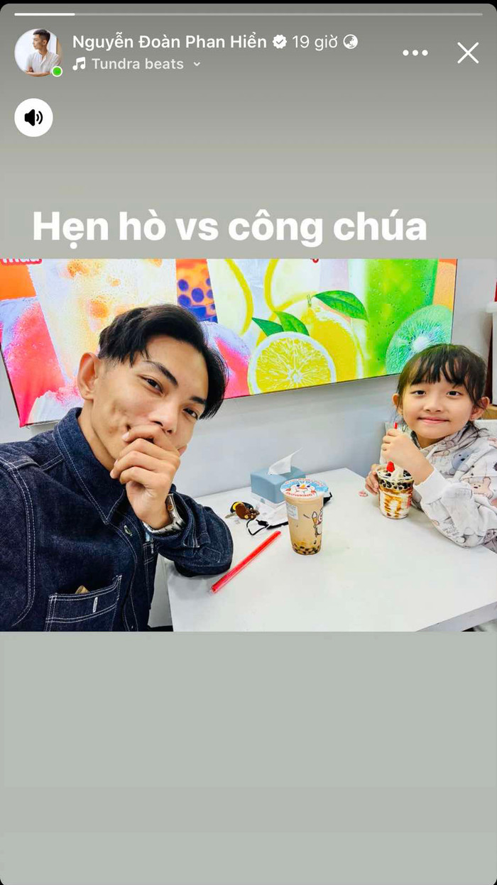 Phan Hiển khoe ảnh hẹn hò với cô công chúa nhỏ - bé Anna.&nbsp;