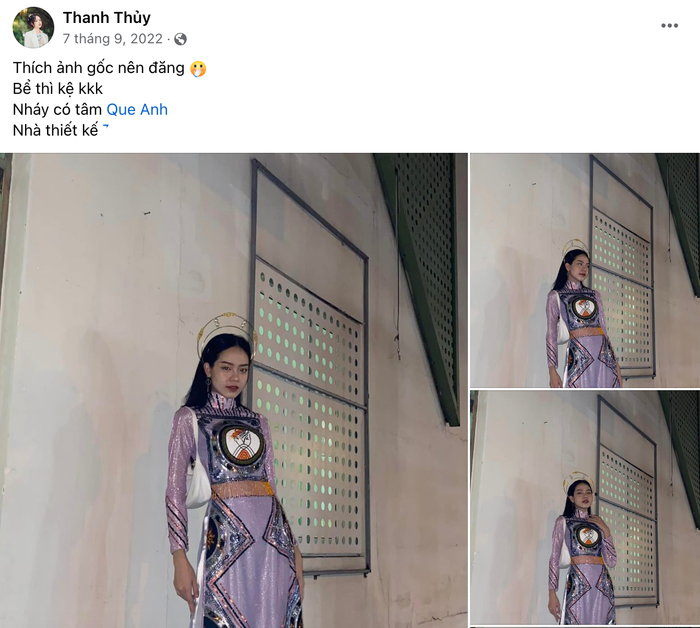 Quế Anh từng trổ tài chụp ảnh cho Thanh Thuỷ. Ảnh: Chụp màn hình