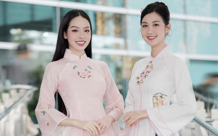 Quế Anh và Thanh Thuỷ khi cùng nhau xuất hiện trong một sự kiện diễn ra vào đầu tháng 1 năm nay. Ảnh: FBNV