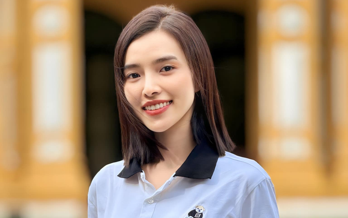 Trong cuộc sống đời thường, Á hậu Hạnh Nguyên thoải mái khoe mặt mộc. Ảnh: FBNV