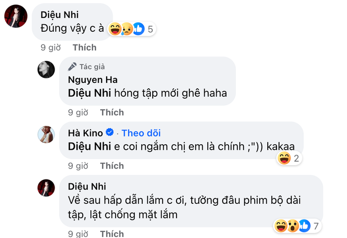 Diệu Nhi ra sức quảng bá chương trình Đảo Thiên Đường. Ảnh: FBNV