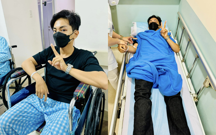 Phan Hiển từng đi cấp cứu ở bệnh viện. Ảnh: FBNV