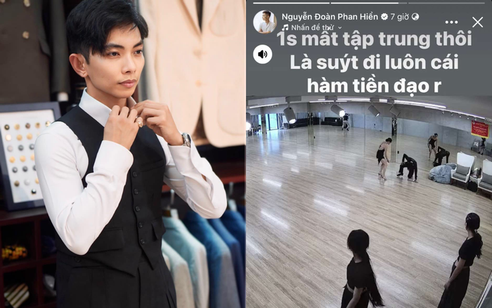 Phan Hiển đăng tải đoạn video ghi lại khoảnh khắc suýt gặp sự cố. Ảnh: FBNV