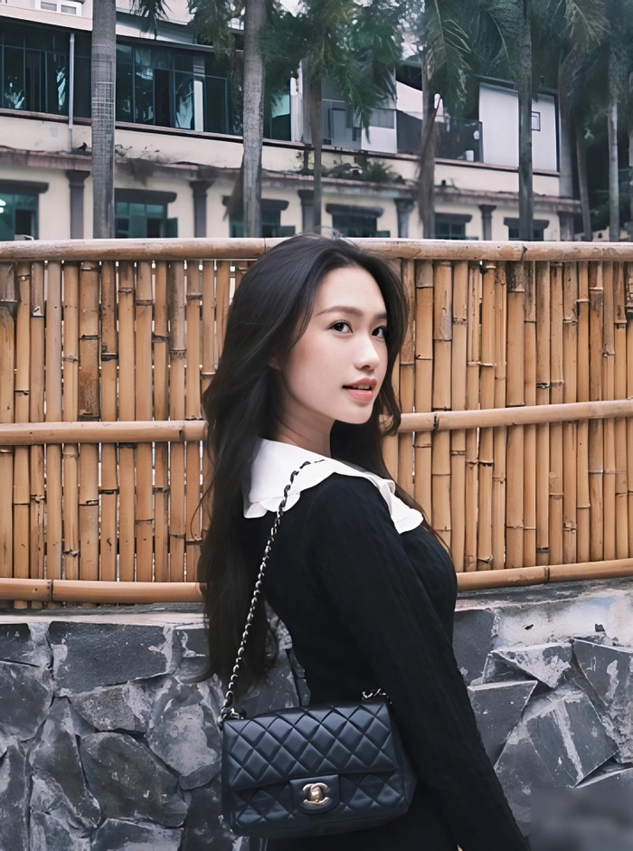 Ngoài Louis Vuitton, vợ Đoàn Văn Hậu cũng đặc biệt yêu thích túi Chanel. Được biết chiếc Chanel mini màu đen này có giá hơn 100 triệu, thường được Doãn Hải My sử dụng vì màu sắc dễ phối đồ.