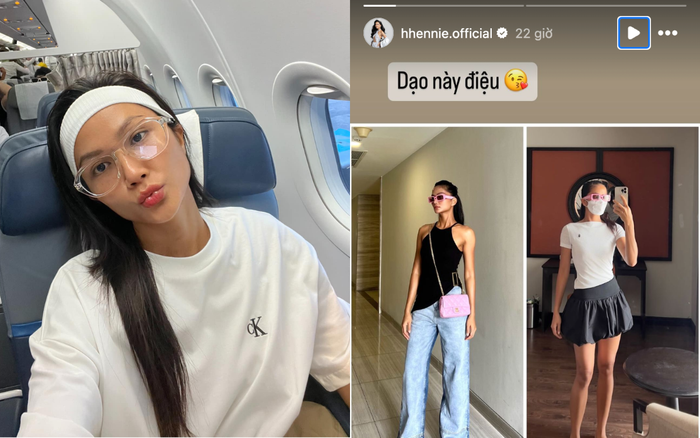 H'Hen Niê thoải mái thể hiện cá tính qua những món phụ kiện nữ tính. Ảnh: Instagram hhennie.offical