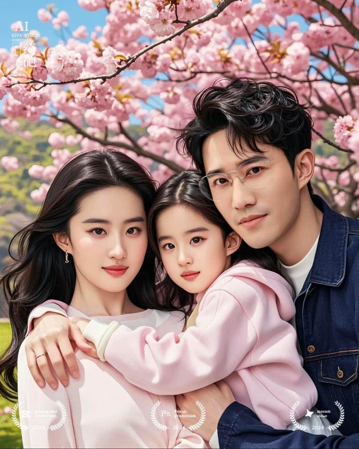 Bộ ảnh gia đình của Lưu Diệc Phi gây sốt