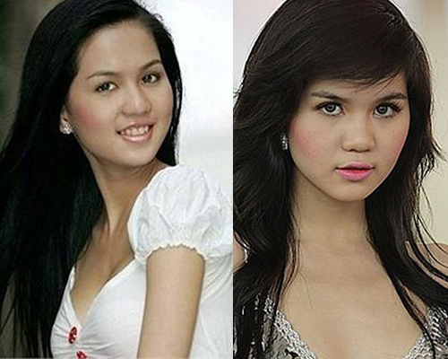 Ngọc Trinh của 10 năm trước quá khá lạ so với hiện tại. Cô từng bị nghi ngờ sửa mũi do cánh mũi và sóng mũi thay đổi khác thường. 