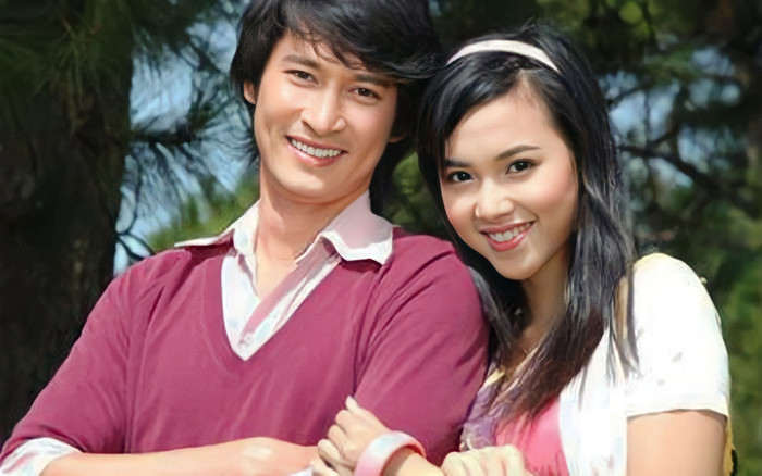 Đinh Ngọc Diệp - Huy Khánh đẹp đôi trong phim Hoa Dã Quỳ (2007).