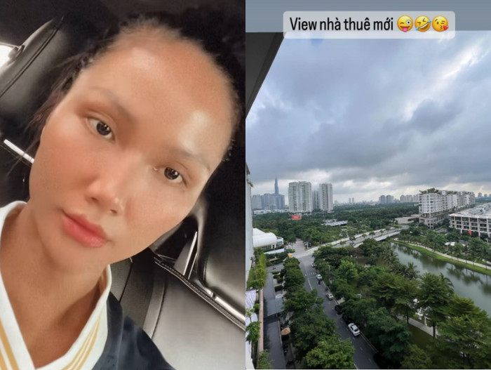 H'Hen Niê khoe về góc view siêu đỉnh tại nơi ở mới. Ảnh chụp màn hình