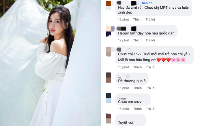 Mai Phương Thúy mở tính năng bình luận để nhận lời chúc mừng sinh nhật.