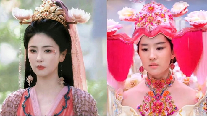 Tạo hình phim mới của Bạch Lộc làm gợi nhớ đến Lưu Diệc Phi.