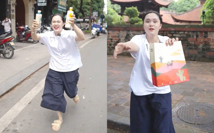 Vợ Duy Mạnh than thở bán ế, phải chạy theo khách chào mua hàng Ảnh 2