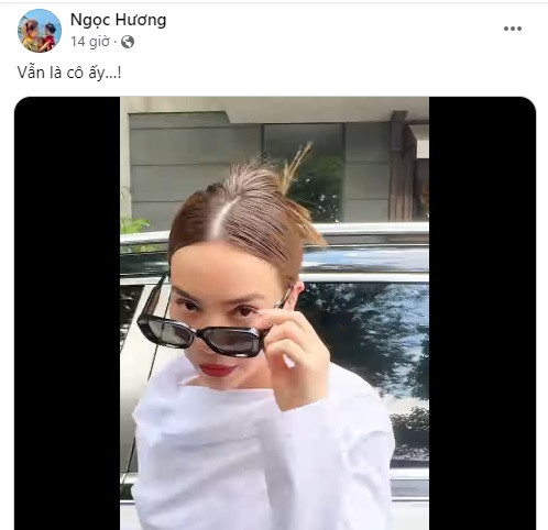 Mẹ ruột Hồ Ngọc Hà thường xuyên chia sẻ bài đăng ủng hộ con gái. 