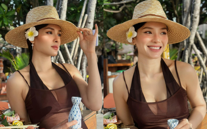 Phương Trinh Jolie diện đầm xuyên thấu khoe trọn bụng bầu Ảnh 2