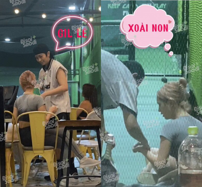 Xoài Non - Gil Lê lộ nhiều hint thân mật - Nguồn ảnh: Đi soi sao đi.