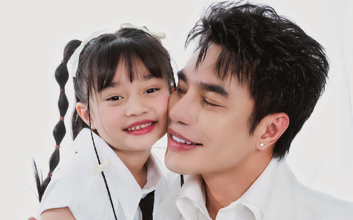 Nhóc tỳ Vbiz được bố 'dùng mối quan hệ' chuẩn bị 12 năm nữa thi Miss Grand Vietnam? Ảnh 2