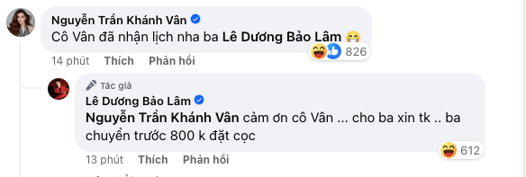 Màn tương tác giữa Lê Dương Bảo Lâm và Hoa hậu Khánh Vân về việc con gái nam diễn viên chuẩn bị thi Miss Grand Vietnam. 