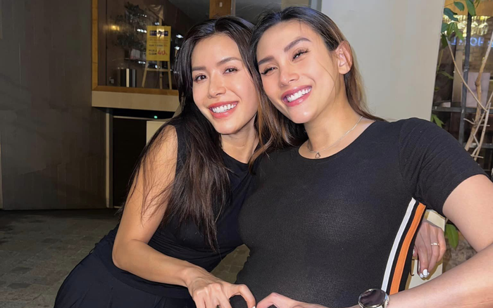 Võ Hoàng Yến luôn có hội chị em, bạn bè ở bên cạnh xuyên suốt quá trình mang bầu. Ảnh: FBNV