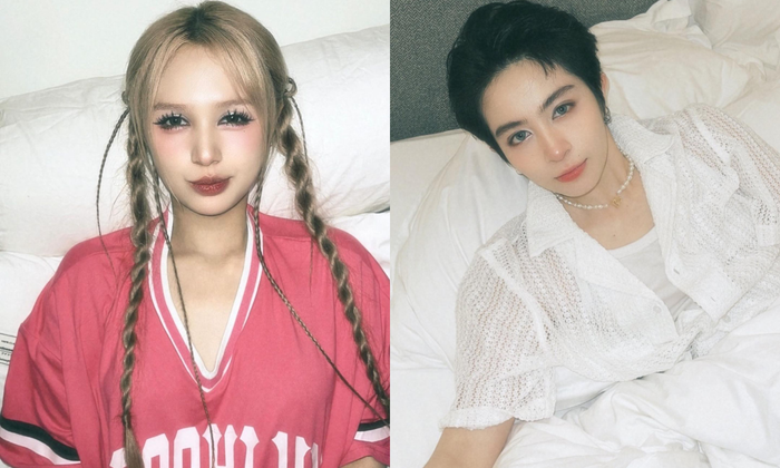 Bức ảnh của Gil Lê và Xoài Non có nhiều điểm trùng khớp với nhau. 