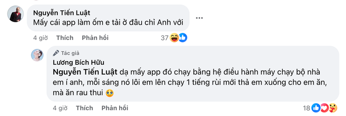 Tiến Luật xin bí quyết giữ vóc dáng thon gọn của Lương Bích Hữu.