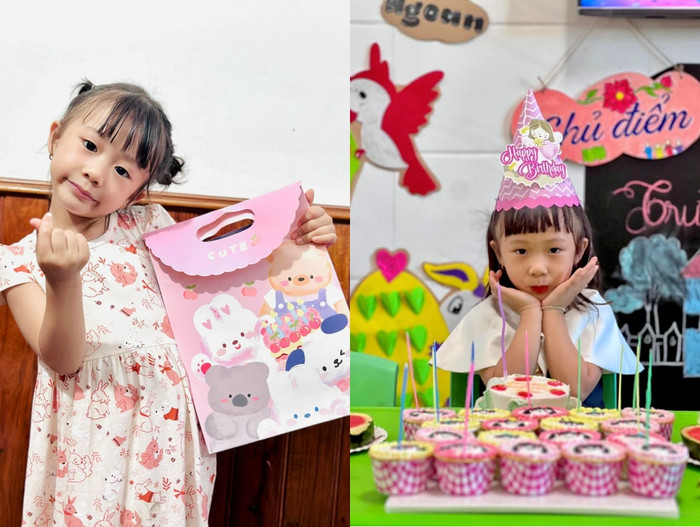 Con gái Phan Văn Đức ngày càng xinh xắn và đáng yêu. Ảnh FBNV