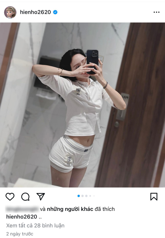 Cách đây 2 ngày, Hiền Hồ vẫn còn cập nhật hình ảnh bản thân trên mạng xã hội. 