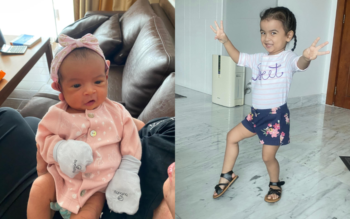 Võ Hạ Trâm bồi hồi nhớ khoảng thời gian khi bé Moon còn nhỏ. Ảnh: FBNV
