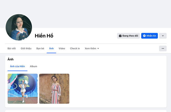 Hiền Hồ ẩn/xoá loạt hình ảnh trên trang cá nhân.