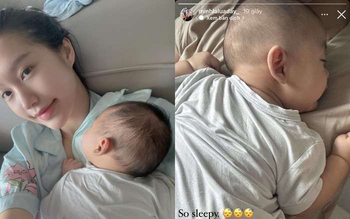 Đoàn Văn Hậu - Doãn Hải My lần đầu khoe cận mặt quý tử Ảnh 2