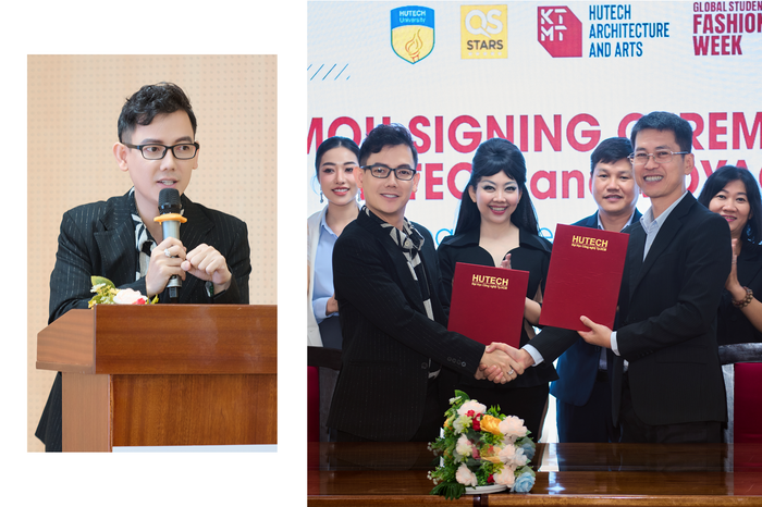 'Cái bắt tay' đưa sinh viên yêu thời trang từ giảng đường đến với sàn diễn quốc tế