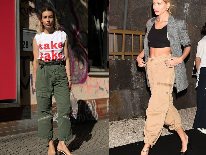 Quần cargo sẽ trở lại mạnh mẽ trong mùa thu 2024. 