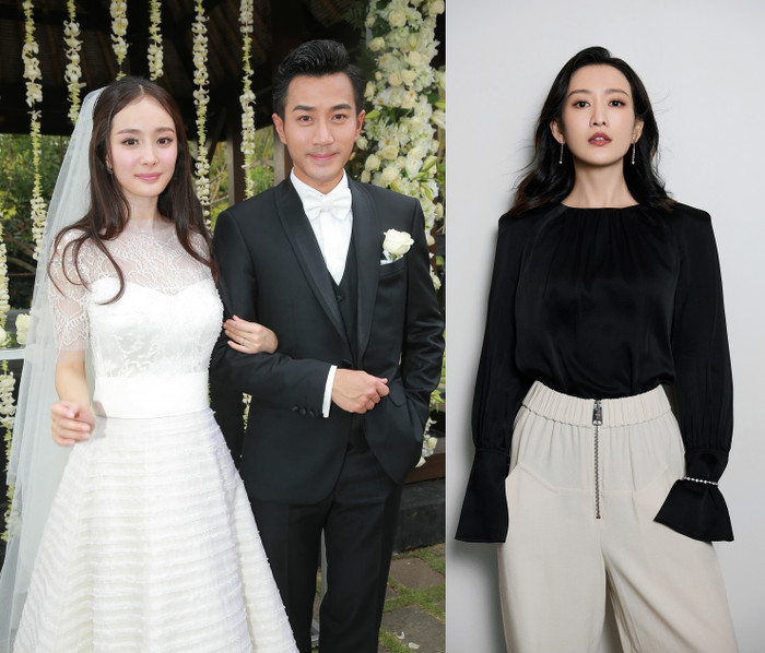 Dương Mịch đứng ra bảo vệ Lưu Khải Uy trước vụ 'đọc kịch bản đêm khuya' với Vương Âu.