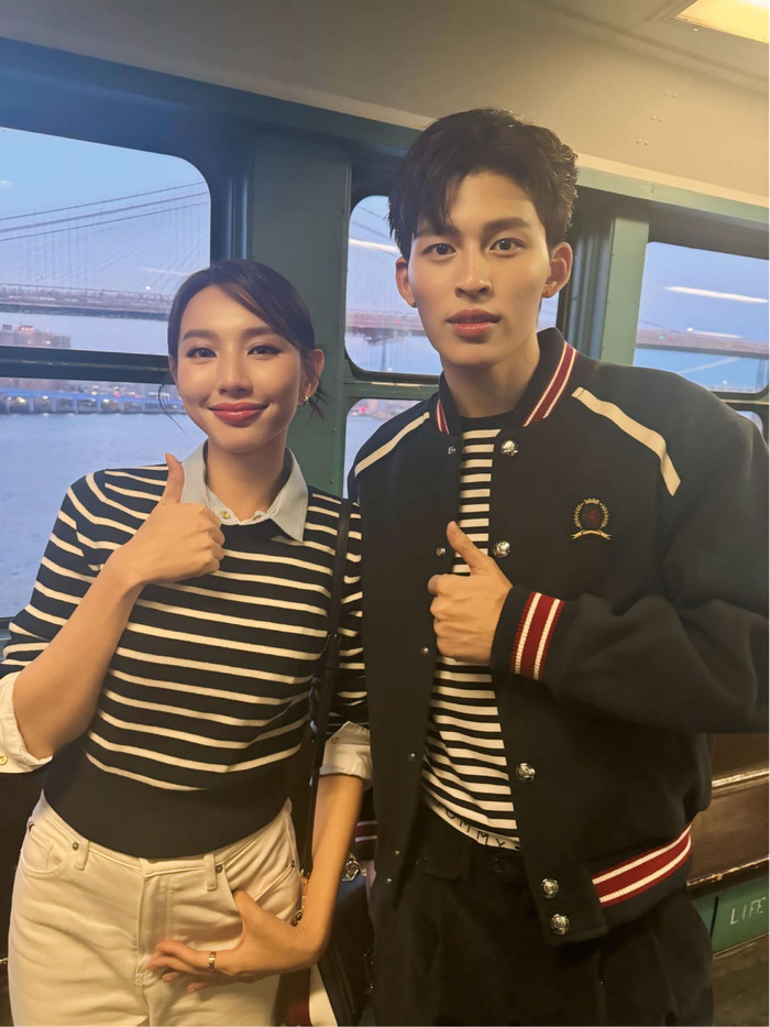 Thùy Tiên sánh đôi bên nam thần Thái Lan Naravit Lertratkosum (Pond)