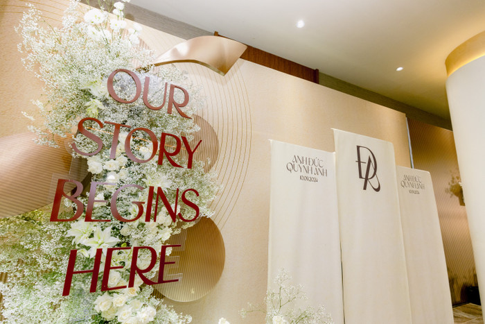 Các background với ý tưởng thay đổi linh hoạt để khách mời có nhiều lựa chọn khi check in.